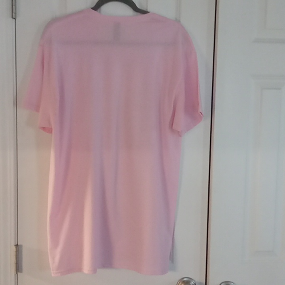 Gildan Light Pink Cotton T-Shirt - Picture 4 of 4